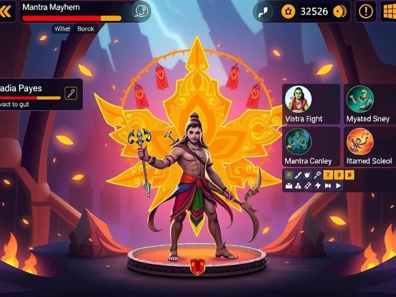 Mantra Mayhem character customization screen